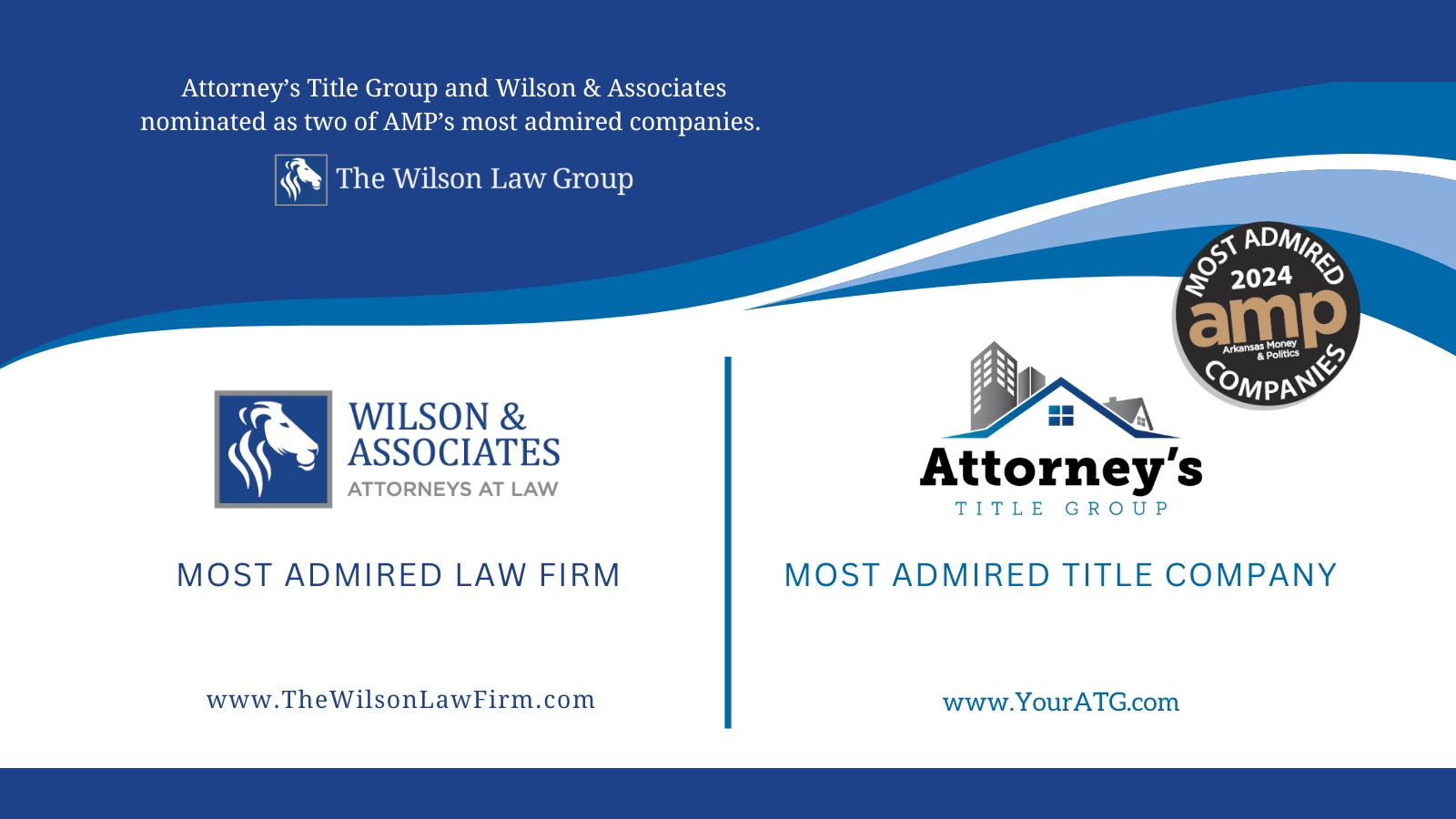 Wilson And Associates And Attorney S Title Group Named As Two Of Amp Magazine S Most Admired